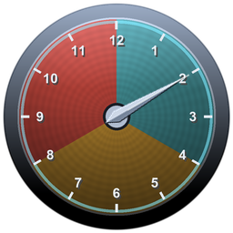 Metallic Cycle-clock dial
